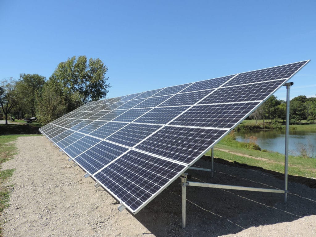 Ground Mounted Solar Panel Installations Tick Tock Energy Illinois 