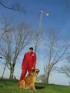 Bergey wind turbine