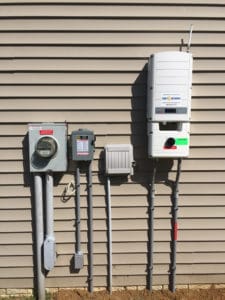 net metering and inverter for solar power