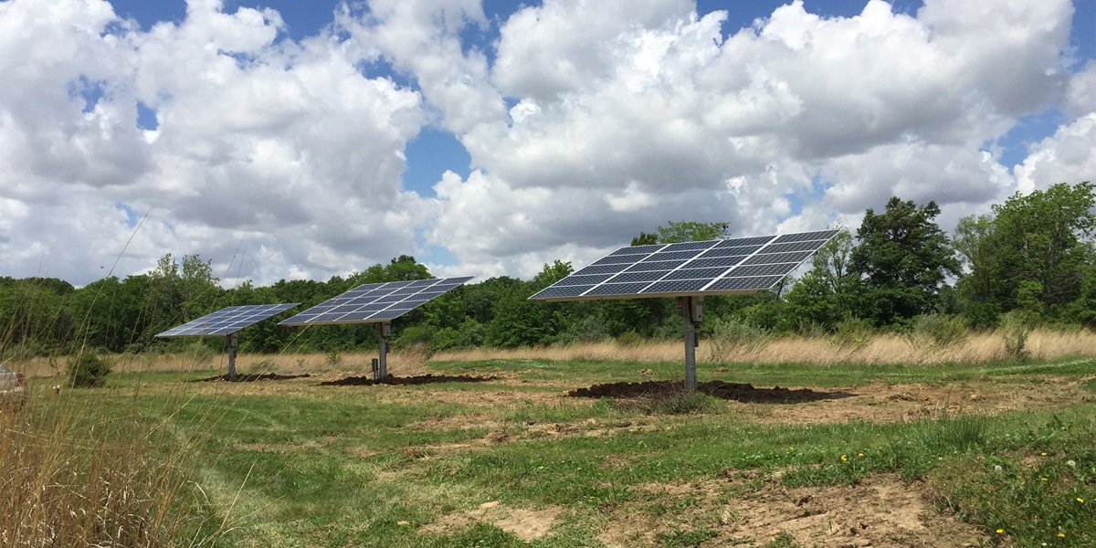 dual-axis solar trackers