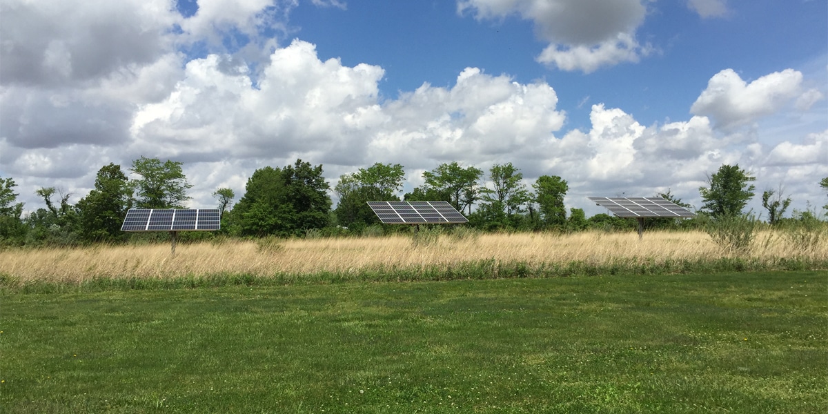 dual-axis solar trackers