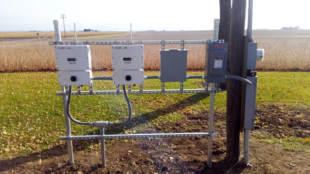 Ground-Mounted Solar Inverter for Farm in Chestnut, IL - Tick Tock Energy