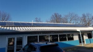 Roof mounted solar