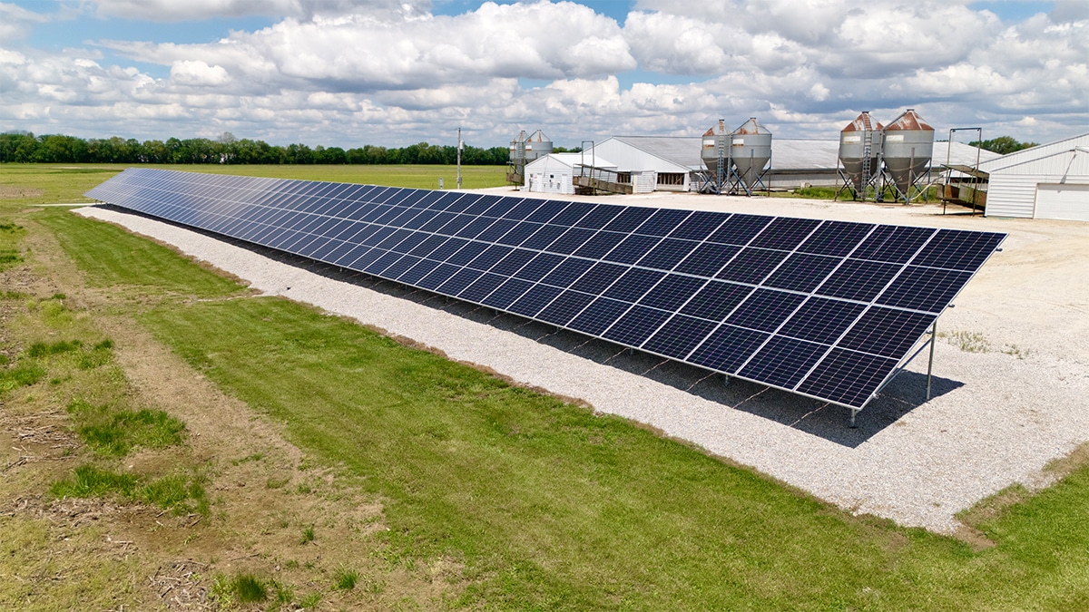 Farm Ground Mounted Solar Array