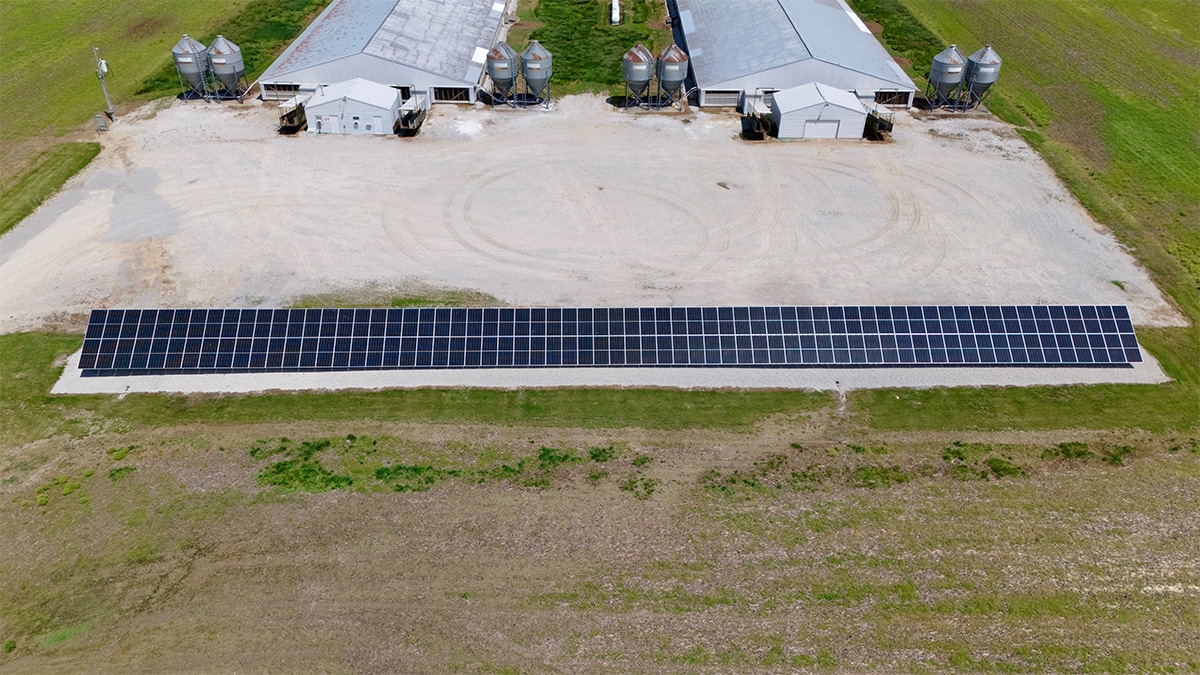 Farm Ground Mounted Solar Array