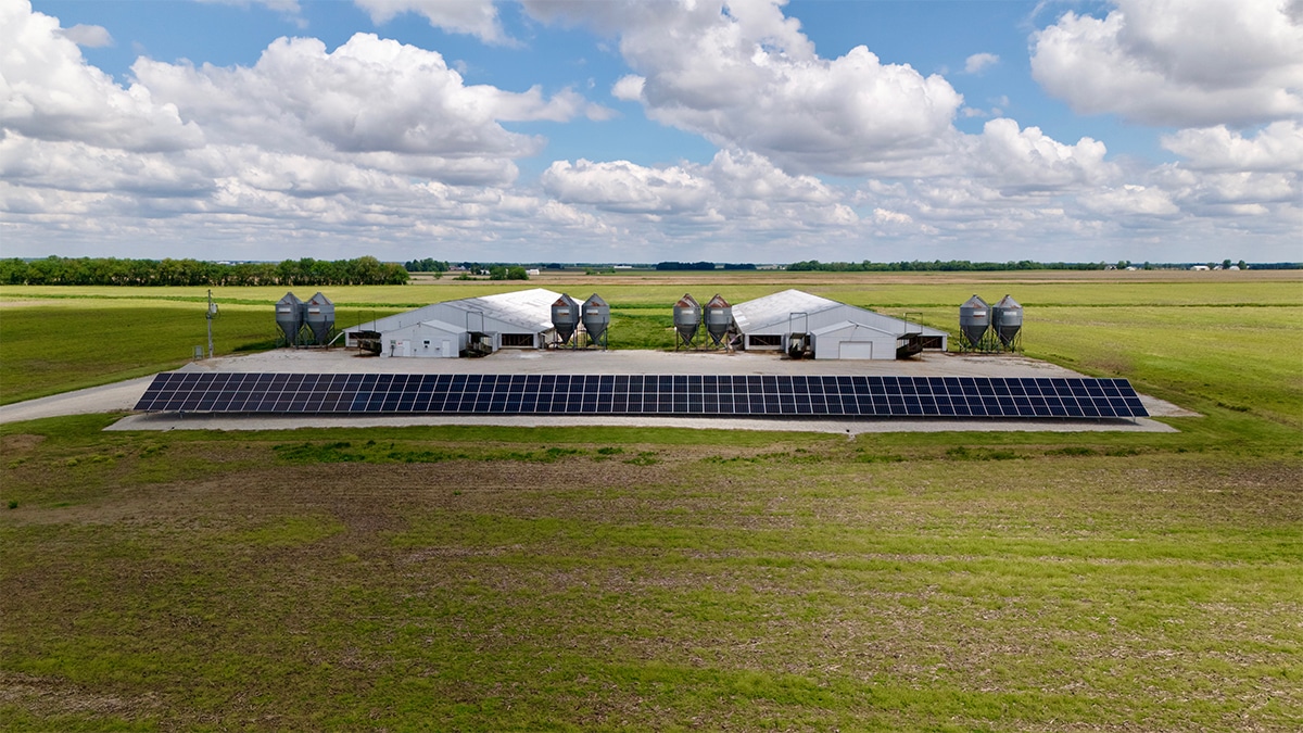 Farm Ground Mounted Solar Array