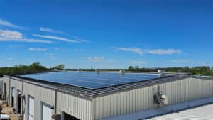 Commercial Roof Mounted Solar Array