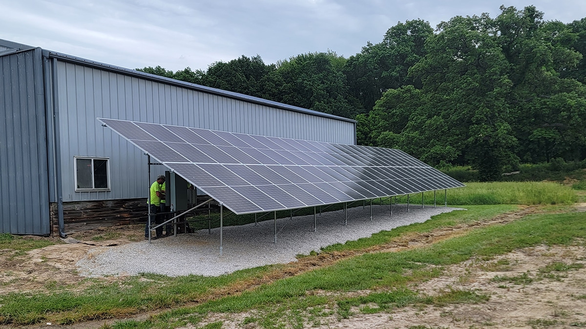 Ground Mounted Solar Panel Expansion